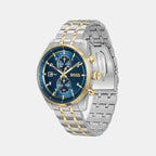 Skytraveller Men Quartz Blue Dial Chronograph Stainless Steel Watch 1514247
