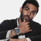 Skytraveller Men Quartz Blue Dial Chronograph Stainless Steel Watch 1514247