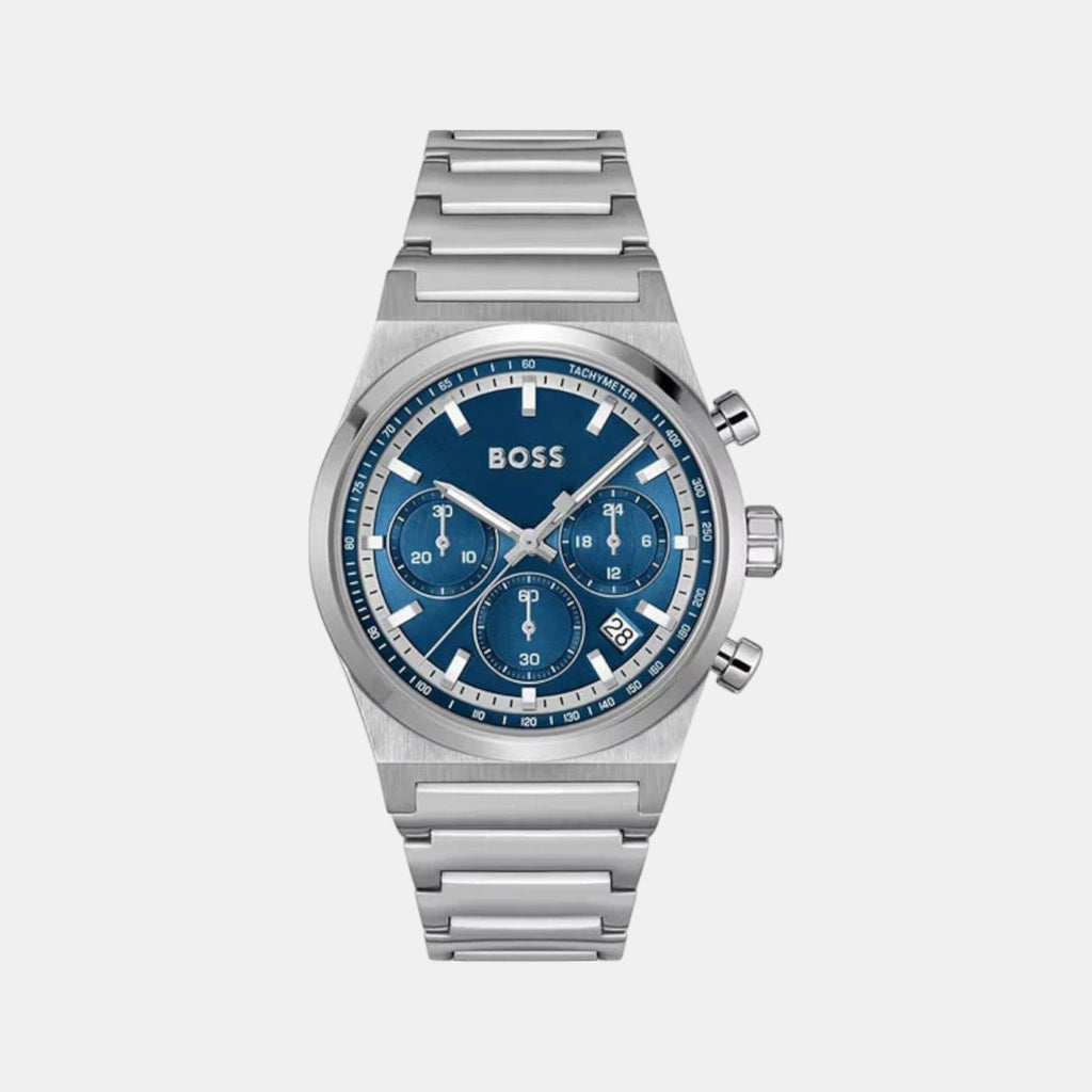 Candor Chrono Men Quartz Blue Dial Chronograph Stainless Steel Watch 1514250