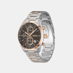 Grand Prix 44 Men Quartz Grey Dial Chronograph Stainless Steel Watch 1514252