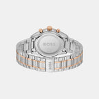 Grand Prix 44 Men Quartz Grey Dial Chronograph Stainless Steel Watch 1514252