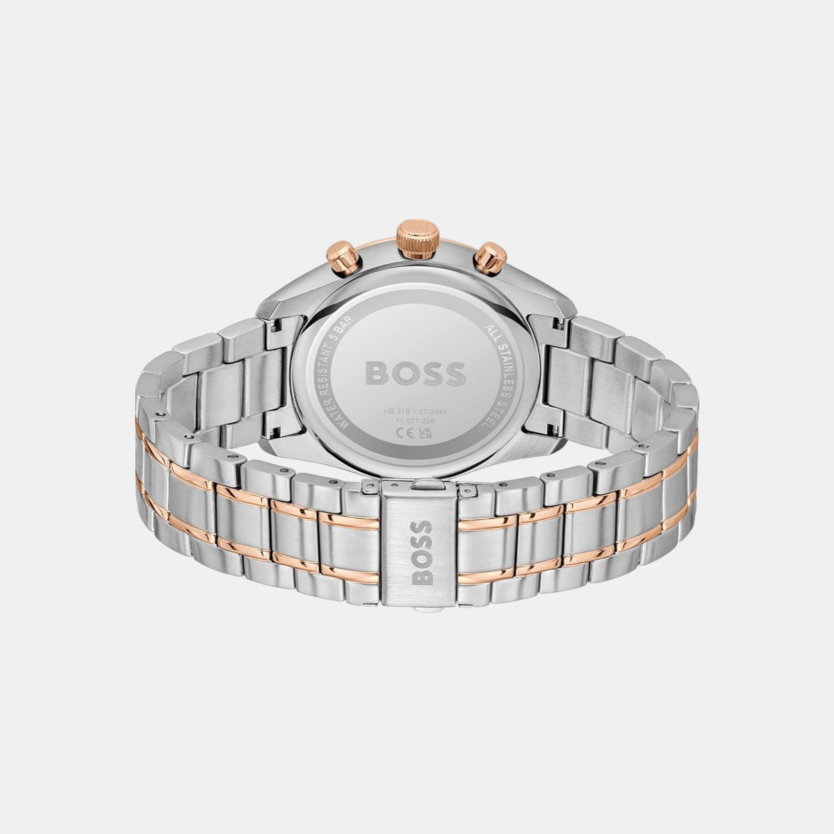 Boss Grand Prix 44 Men Quartz Grey Dial Chronograph Stainless Steel Watch 1514252