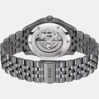 Principle Skeleton Men Automatic Blue Dial Analog Stainless Steel Watch 1514254