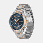 Grand Prix 40 Men Quartz Blue Dial Chronograph Stainless Steel Watch 1514260