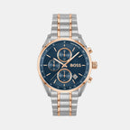 Grand Prix 40 Men Quartz Blue Dial Chronograph Stainless Steel Watch 1514260
