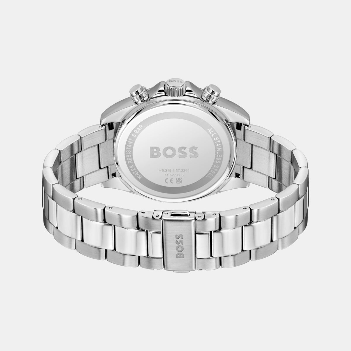 Boss Hero Men Quartz Black Dial Chronograph Stainless Steel Watch 1514267