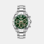 Hero 2.0 Men Quartz Green Dial Chronograph Stainless Steel Watch 1514268