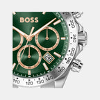 Hero 2.0 Men Quartz Green Dial Chronograph Stainless Steel Watch 1514268