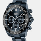 Hero 2.0 Men Quartz Blue Dial Chronograph Stainless Steel Watch 1514270