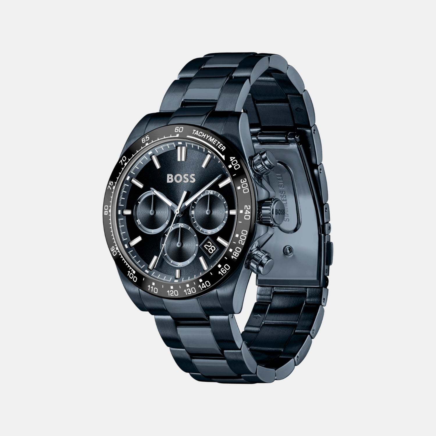 Hero 2.0 Men Quartz Blue Dial Chronograph Stainless Steel Watch 1514270