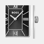 Principle Dress Men Quartz Black Dial Analog Leather Watch 1514277