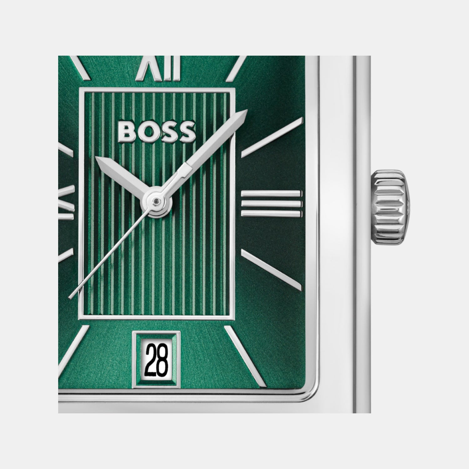 Principle Dress Men Quartz Green Dial Analog Leather Watch 1514278