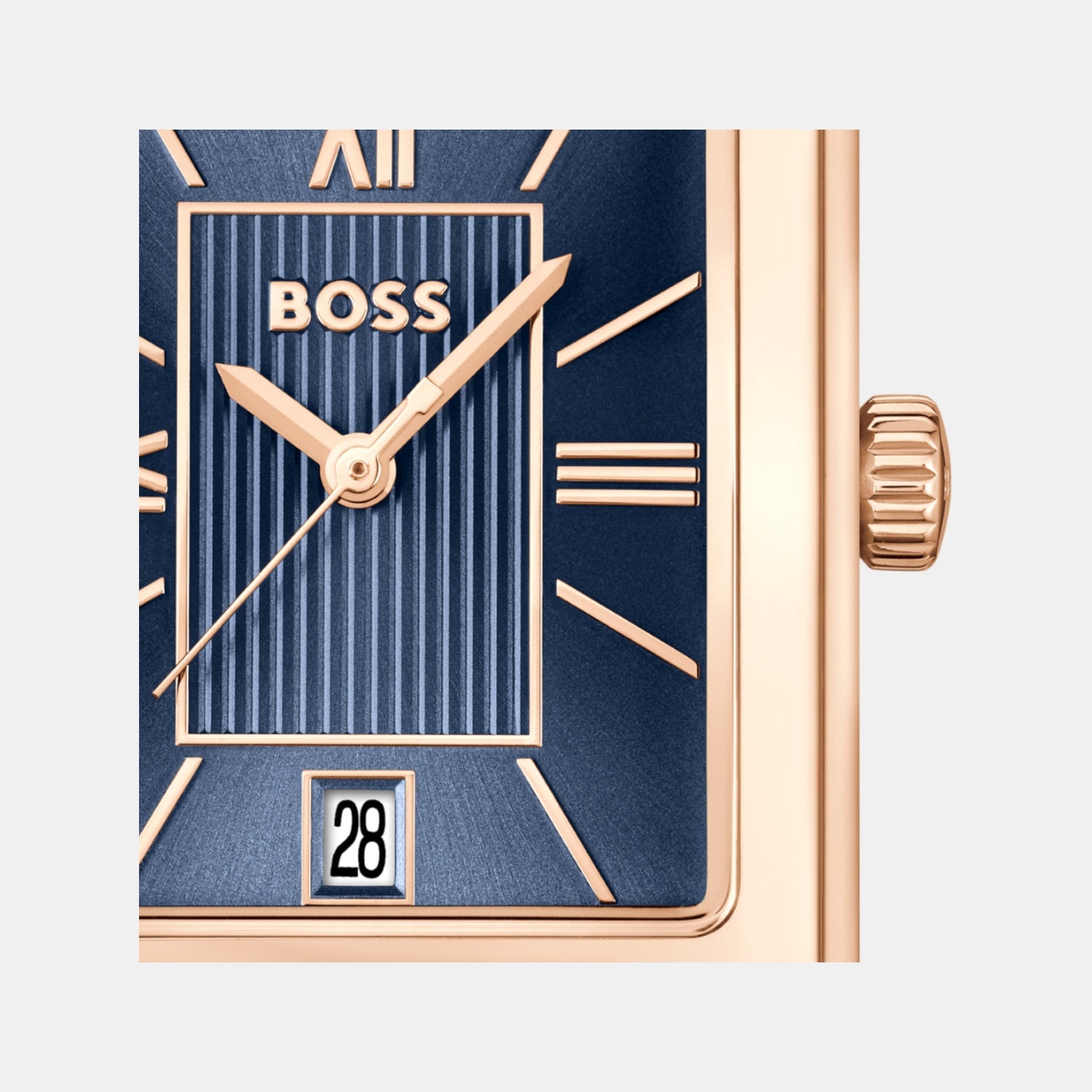 Principle Dress Men Quartz Blue Dial Analog Leather Watch 1514281