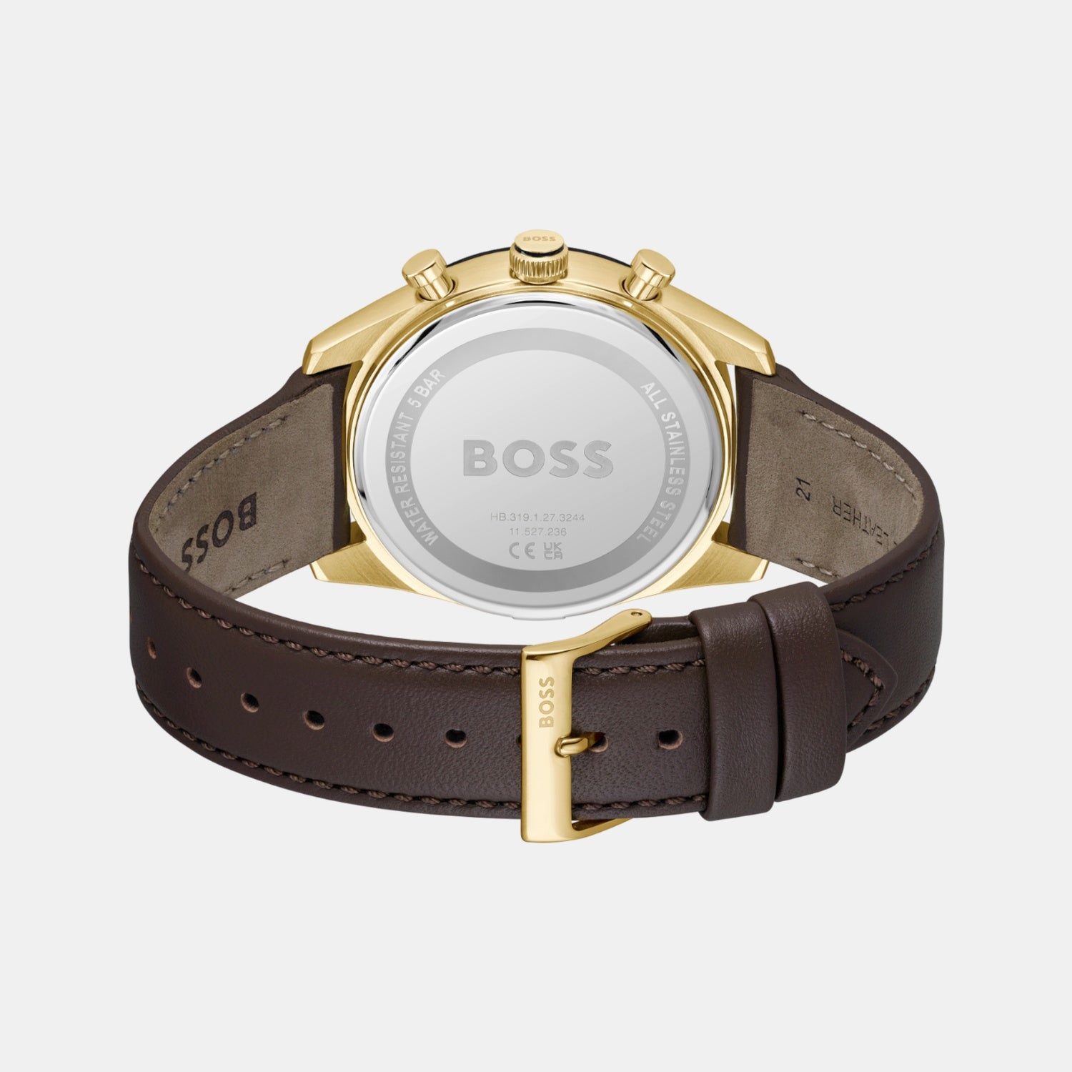 Tourmaster Men Quartz Black Dial Chronograph Calf Watch 1514285