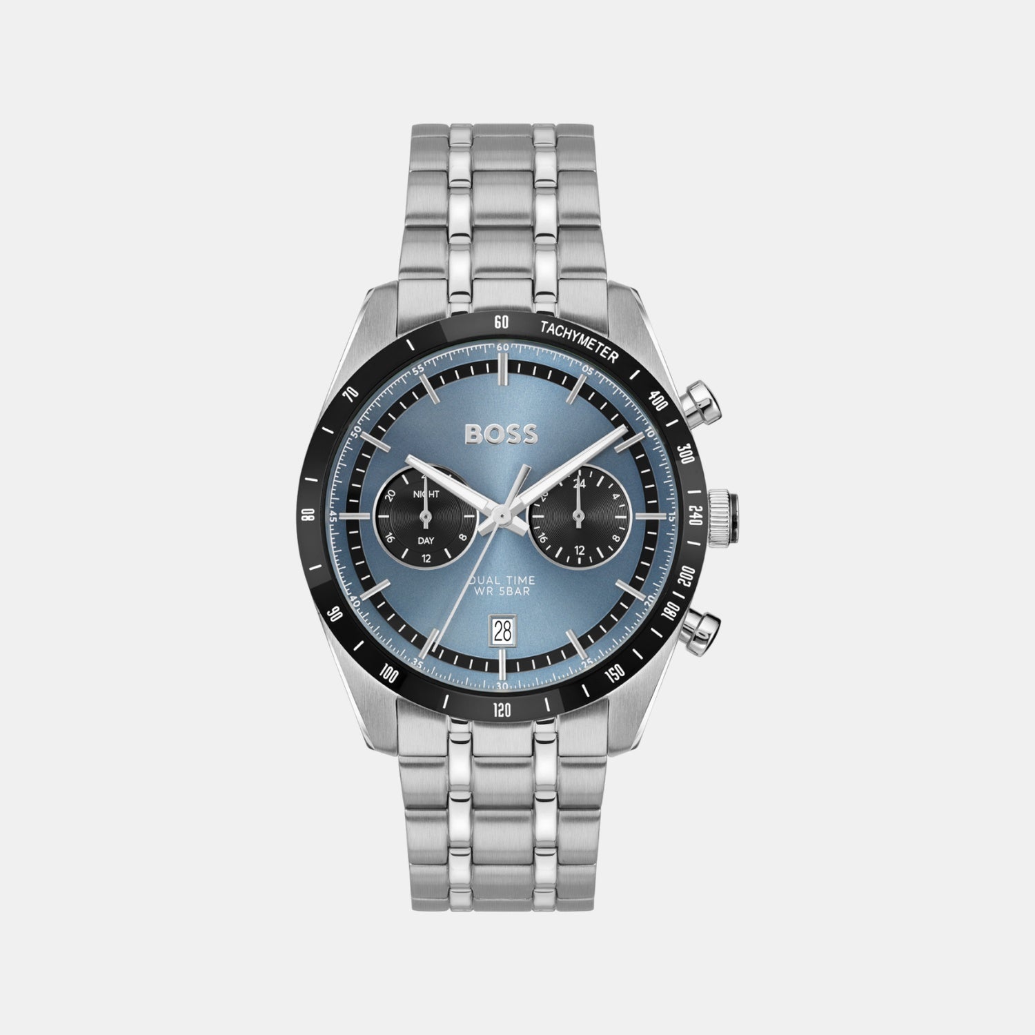 Tourmaster Men Quartz Blue Dial Multi-Function Stainless Steel Watch 1514286