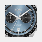 Tourmaster Men Quartz Blue Dial Multi-Function Stainless Steel Watch 1514286