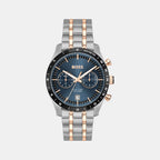 Tourmaster Men Quartz Blue Dial Multi-Function Stainless Steel Watch 1514288