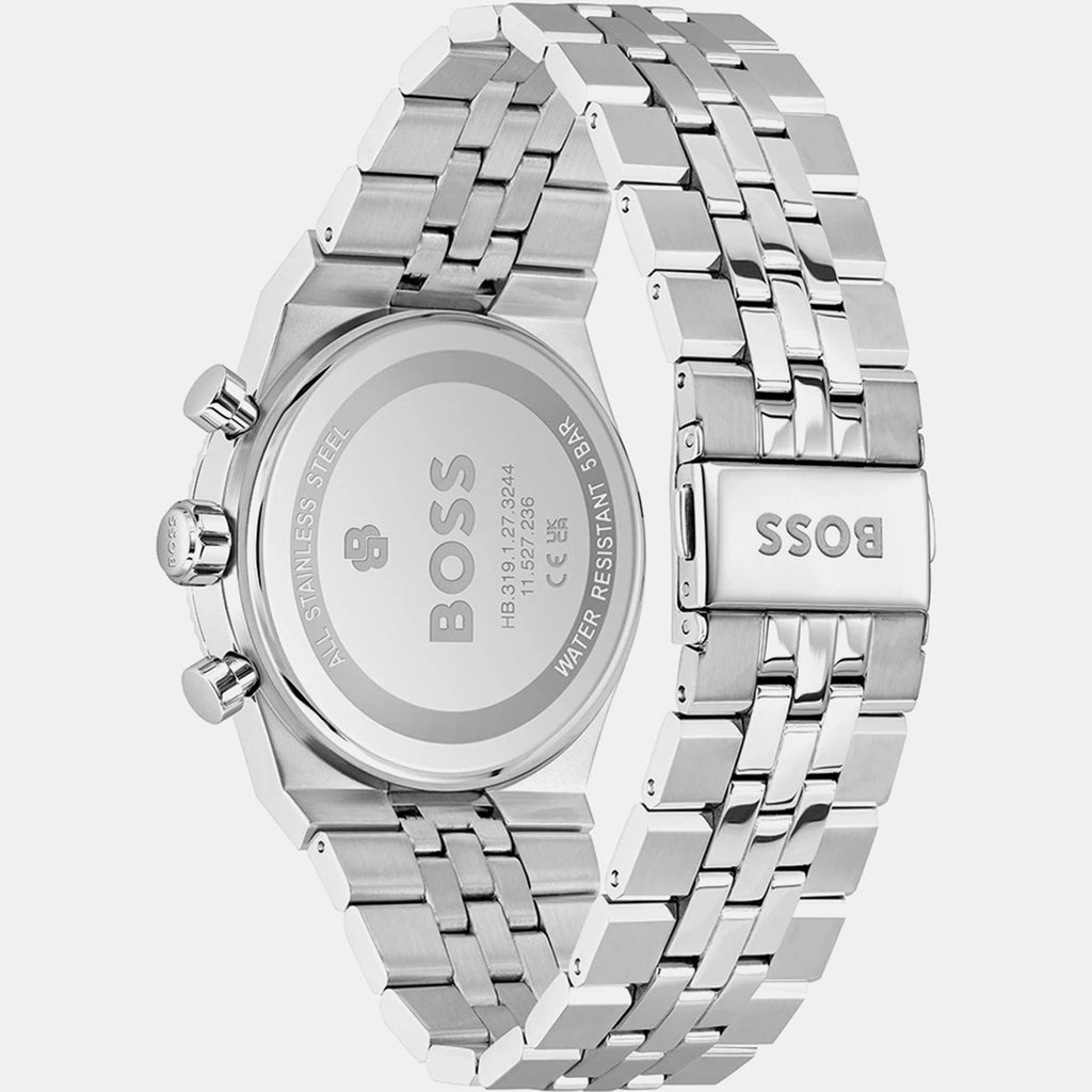 Candor Men Quartz Black Dial Chronograph Stainless Steel Watch 1514307