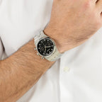 Candor Men Quartz Black Dial Chronograph Stainless Steel Watch 1514307