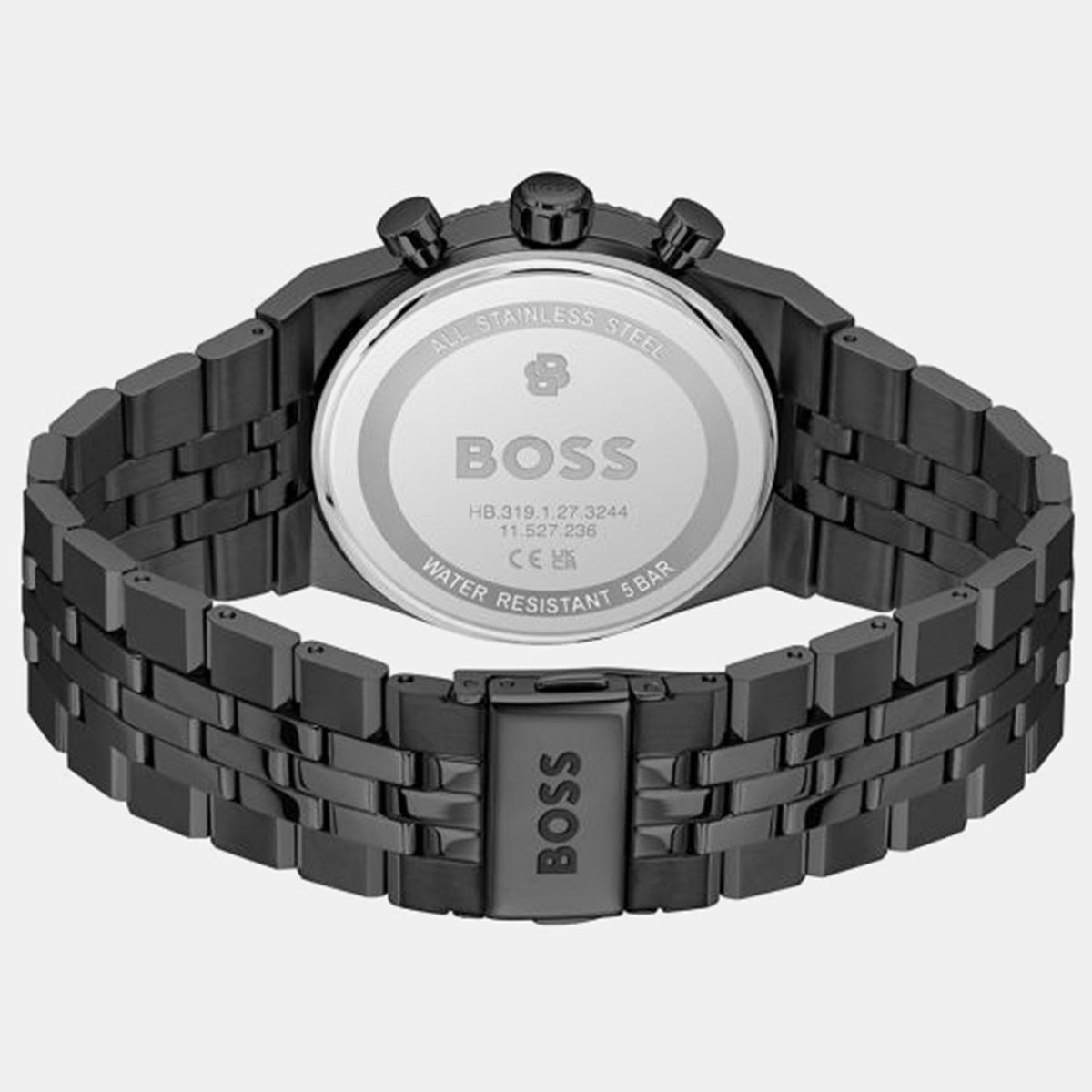 Boss Candor Men Quartz Green Dial Chronograph Stainless Steel Watch 1514308