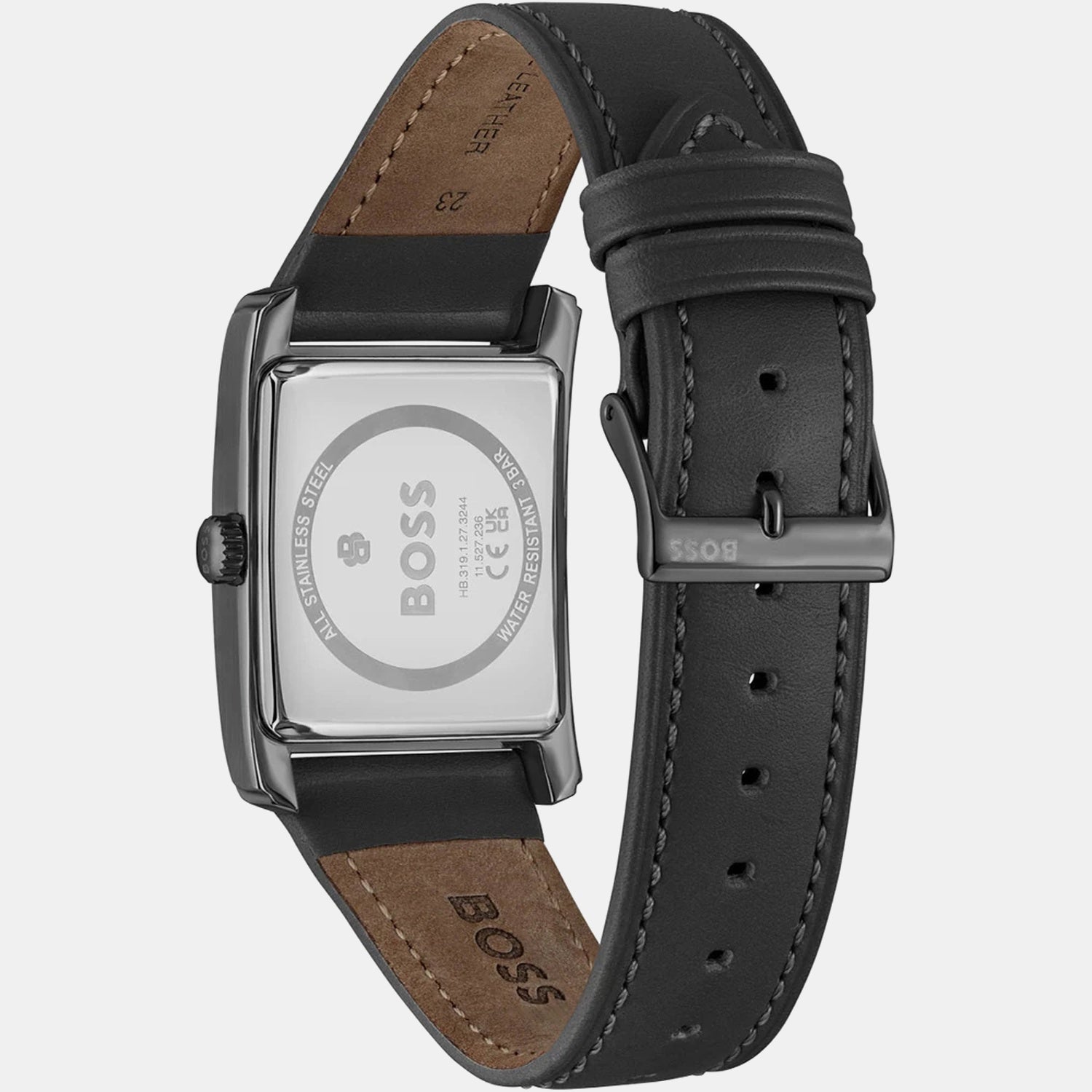 Principle Dress Multi Men Quartz Olive Green Dial Multi-Function Leather Watch 1514317