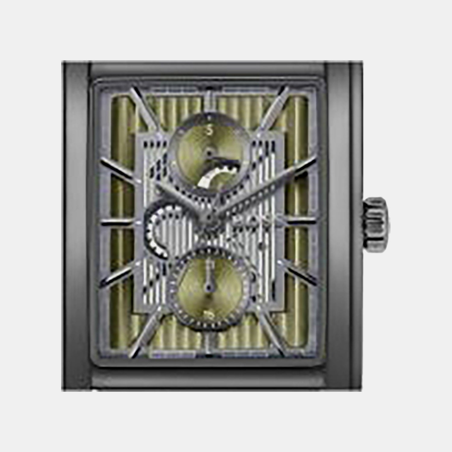 Principle Dress Multi Men Quartz Olive Green Dial Multi-Function Leather Watch 1514317