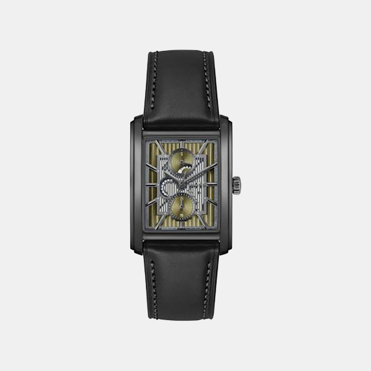 Boss Principle Men Quartz Green Dial Multi-Function Leather Watch 1514317