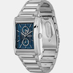 Principle Dress Men Quartz Blue Dial Multi-Function Stainless Steel Watch 1514318