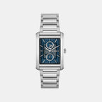 Principle Dress Men Quartz Blue Dial Multi-Function Stainless Steel Watch 1514318
