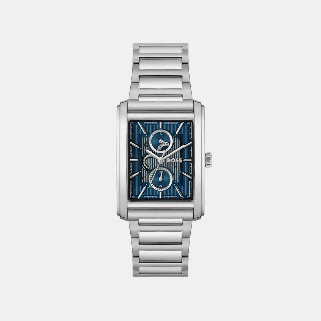 Boss Principle Men Quartz Blue Dial Multi-Function Stainless Steel Watch 1514318