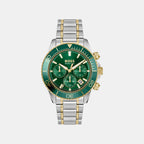 Sealiner Men Quartz Green Dial Chronograph Stainless Steel Watch 1514325