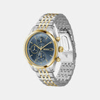 Stratus Men Quartz Blue Dial Analog Stainless Steel Watch 1514329