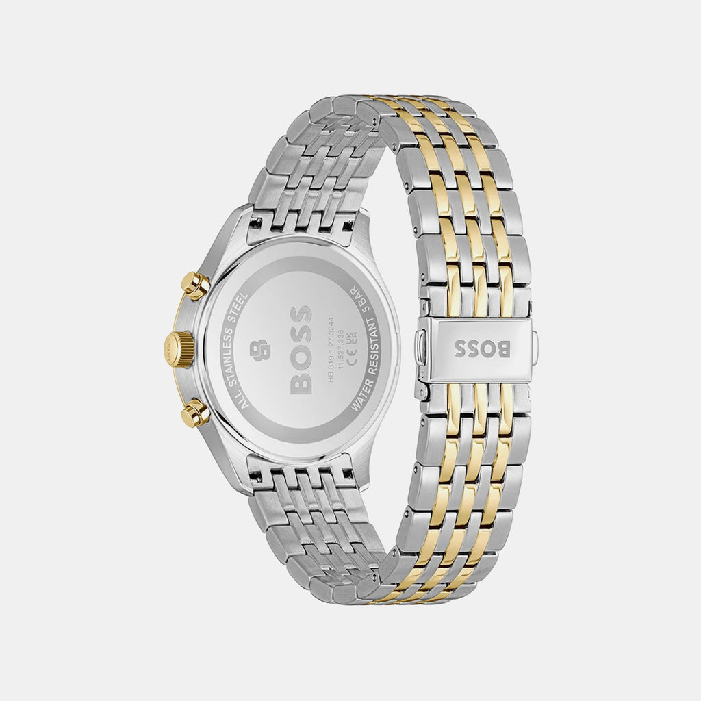 Stratus Men Quartz Blue Dial Analog Stainless Steel Watch 1514329