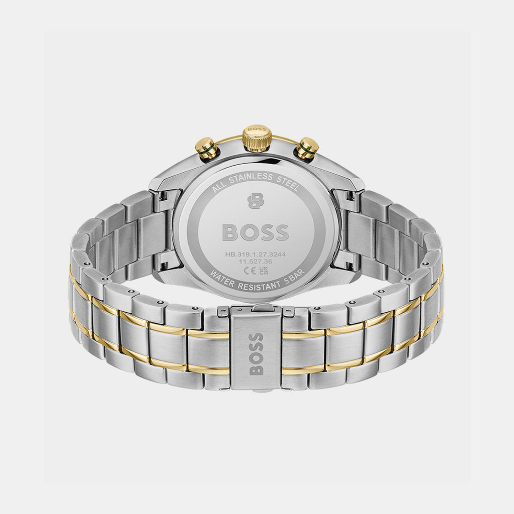Grand Prix Vitesse Men Quartz Green Dial Analog Stainless Steel Watch 1514345
