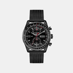 Skytraveller Men Quartz Black Dial Chronograph Metal Watch 1514348