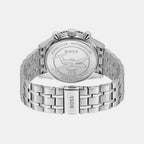 Skytraveller Men Quartz Black Dial Chronograph Stainless Steel Watch 1514349