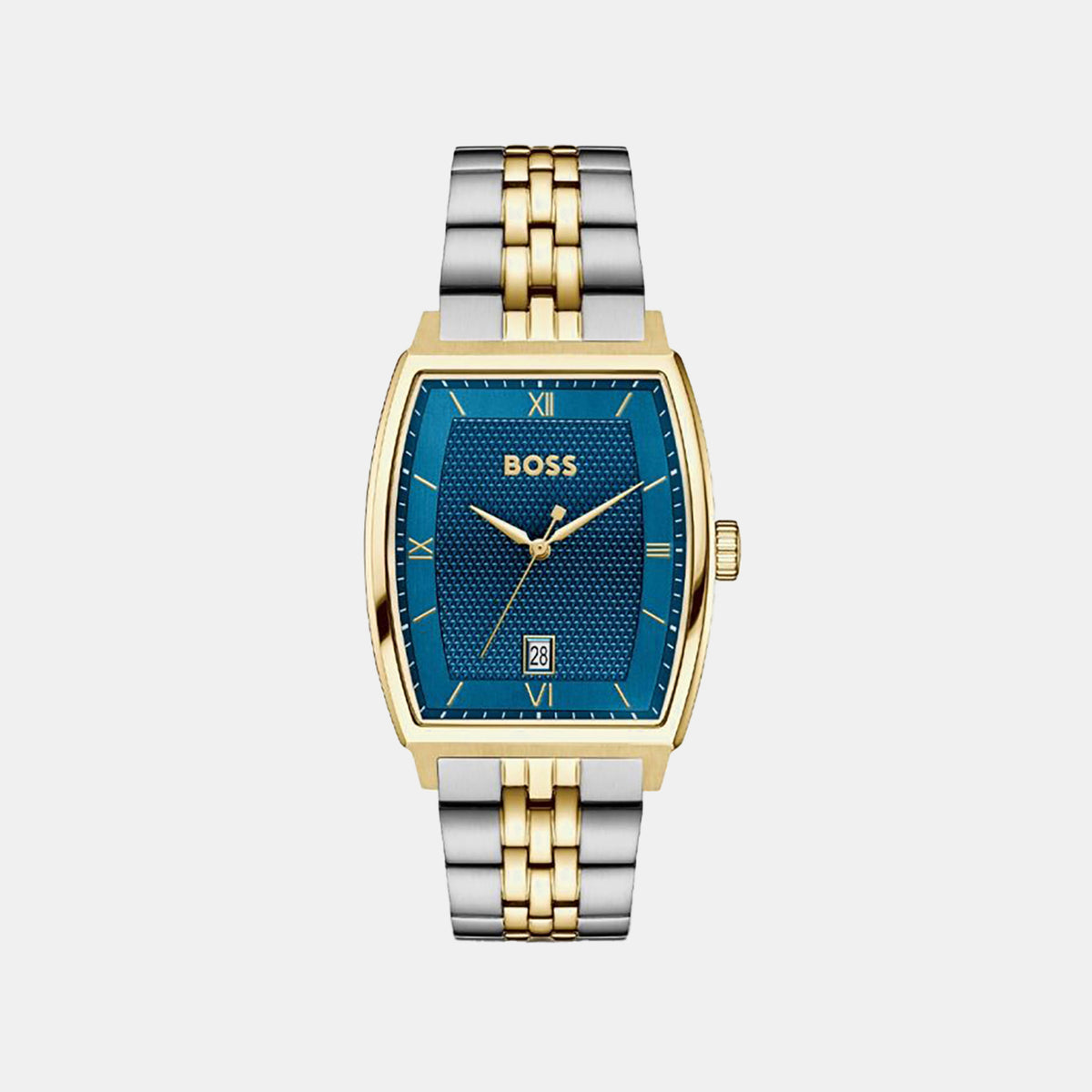 Ark Men Quartz Blue Dial Analog Stainless Steel Watch 1514354