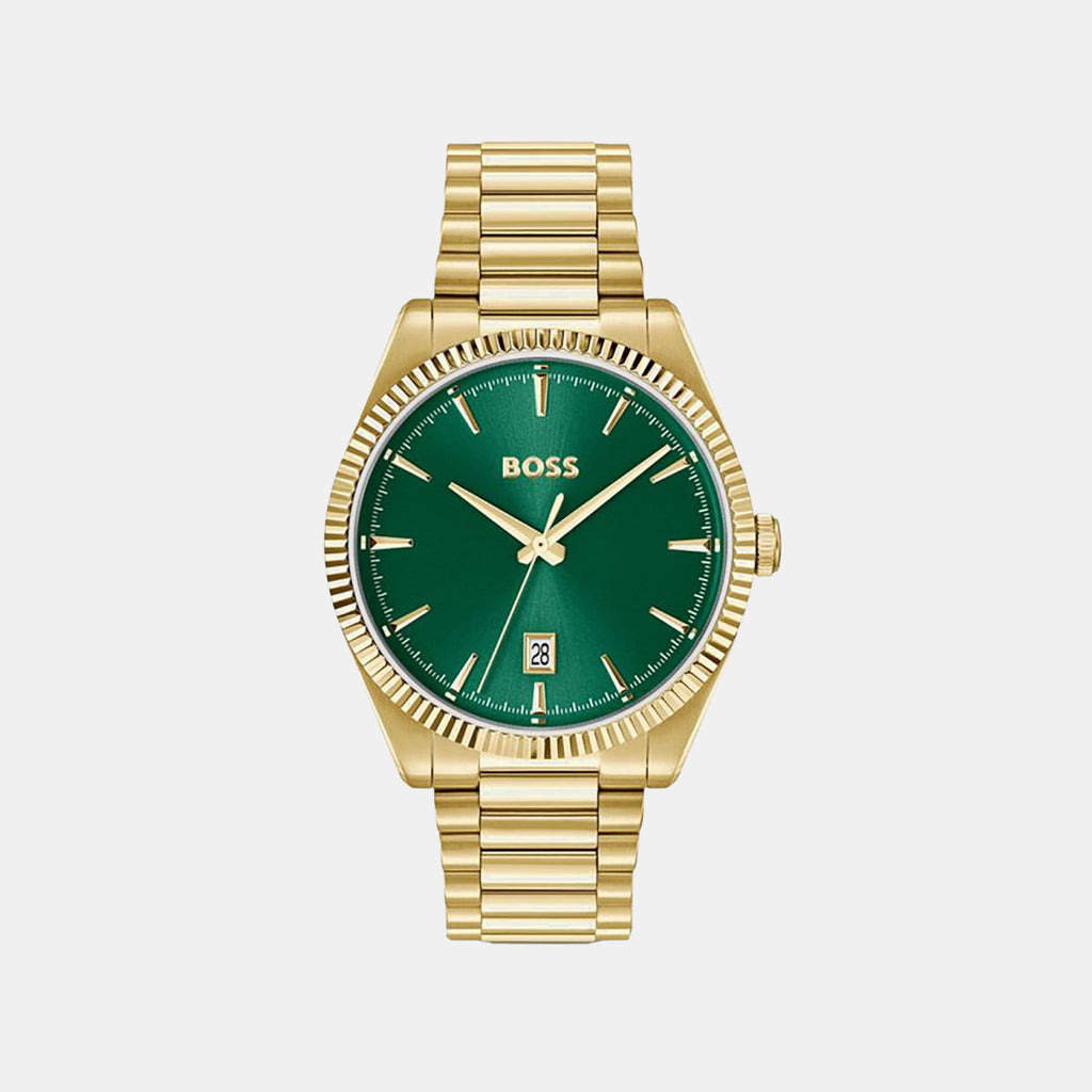 Cheswick Men Quartz Green Dial Analog Stainless Steel Watch 1514355