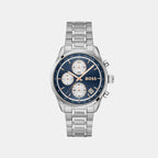 Grand Prix Men Quartz Blue Dial Chronograph Stainless Steel Watch 1514360