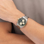 Grand Prix Men Quartz Green Dial Chronograph Stainless Steel Watch 1514361