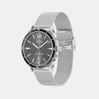 Drifter Men Quartz Grey Dial Analog Leather Watch 1570126