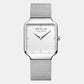 Female White Analog Stainless Steel Watch 15832-004