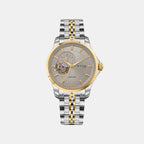 Crimson Men Automatic Grey Dial Analog Stainless Steel Watch 166-M121504