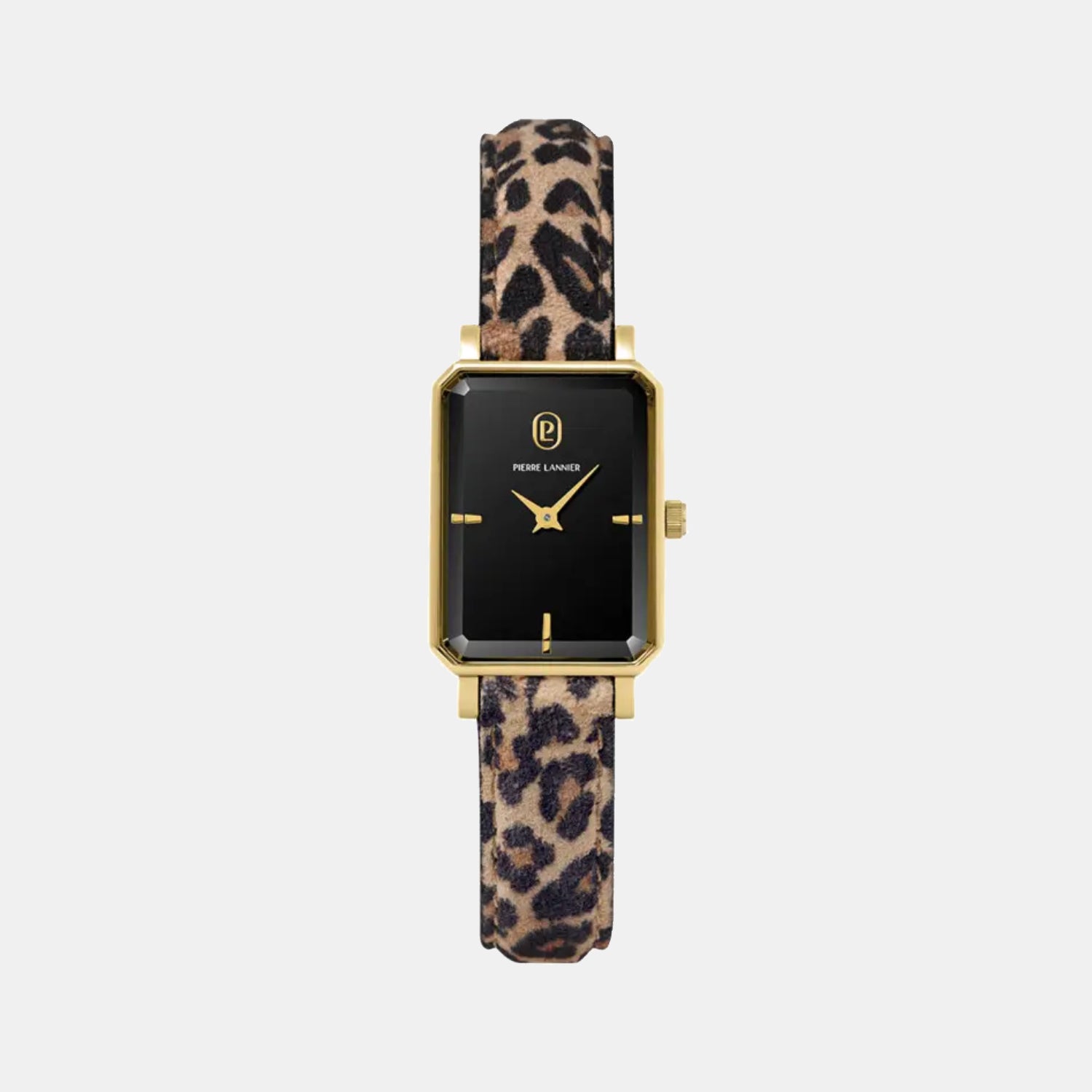 Ariane Women Quartz Black Dial Analog Leather Watch 166F539