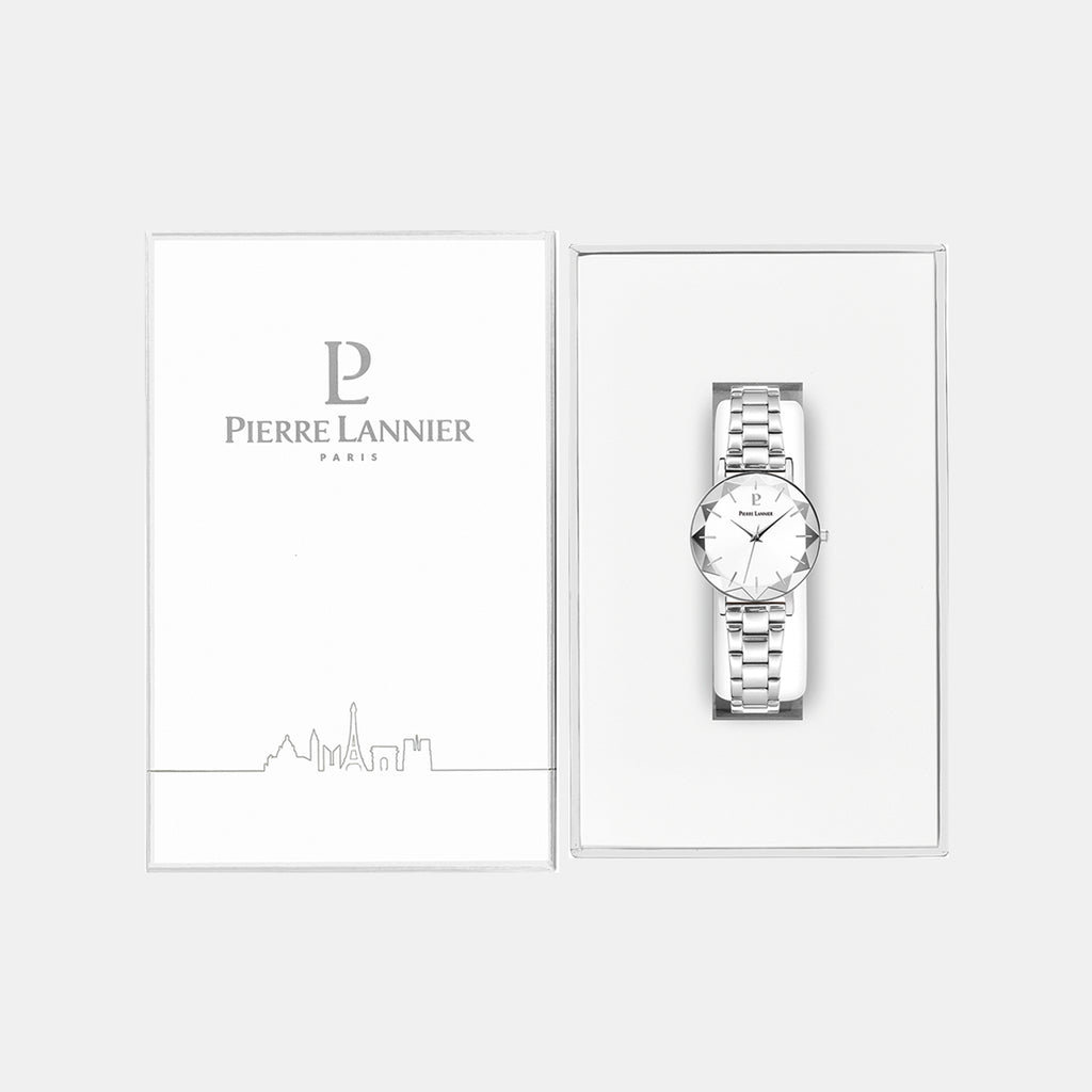 Multiples Women Quartz White Dial Analog Rubber Watch 167D539
