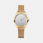 Bering Round Silver Analog watch