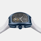 Men Automatic Black Dial Analog Pu Watch 171-P50413