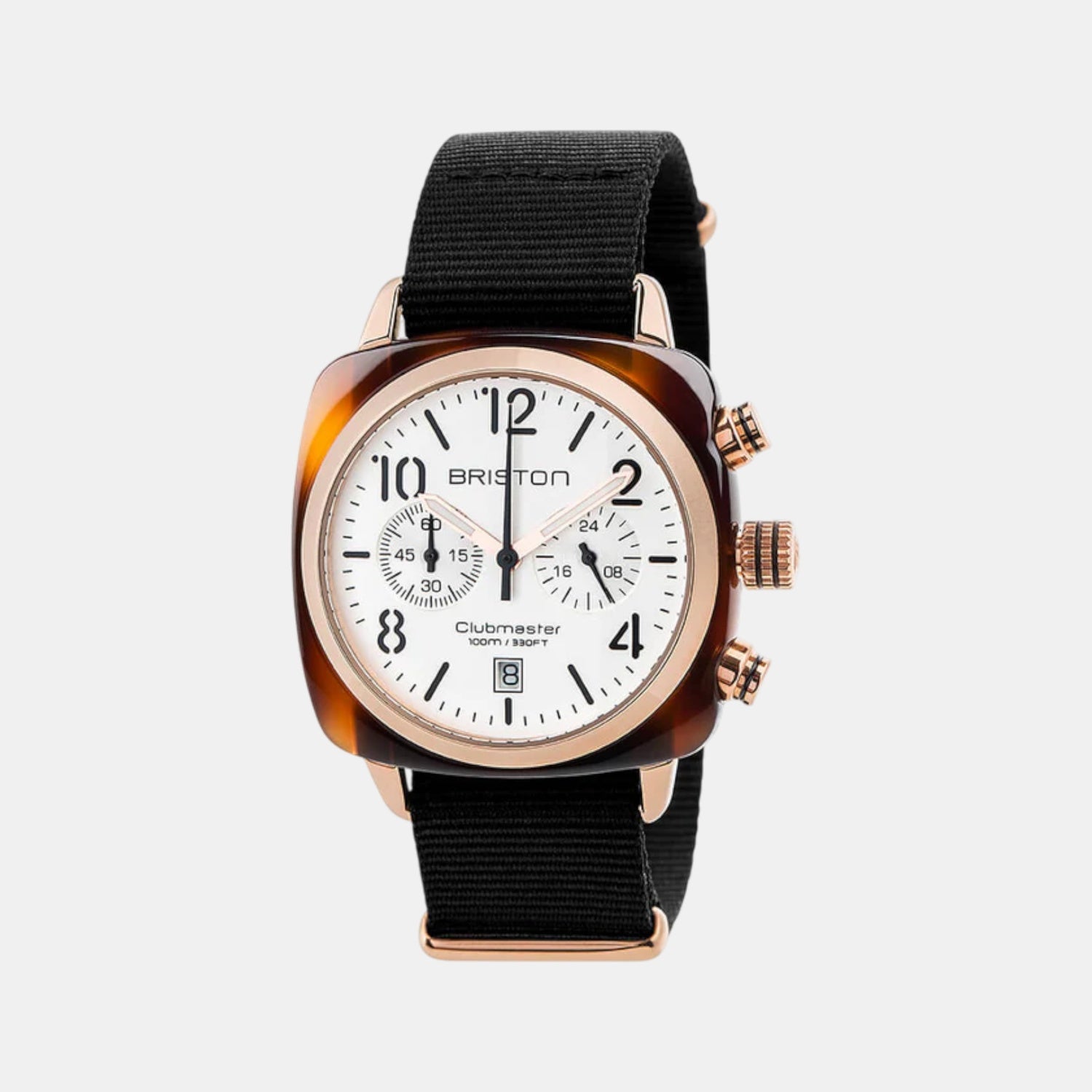 Briston Unisex Quartz White Dial Analog Nato Watch 17140.PRA.T.2.NB-1