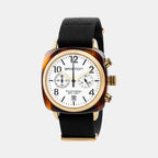 Briston Clubmaster Classic Men Quartz White Dial Chronograph Leather Watch 17140.PYA.T.2.NB-1