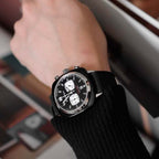 Clubmaster Sport Men Quartz Black Dial Chronograph NATO Watch 17142.SA.BS.1.NB